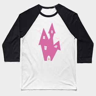 pink haunted house Baseball T-Shirt